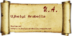 Ujhelyi Arabella névjegykártya